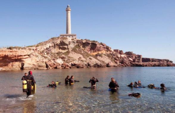 Cabo Palos Apt Salinas Marchamalo*Playa Amoladeras Cabo de Palos Esterno foto